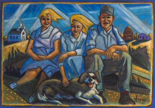 Good Neighbours
30 x 42 mixed media canvas $2900 Good Neighbours
30 x 42 mixed media canvas $2900